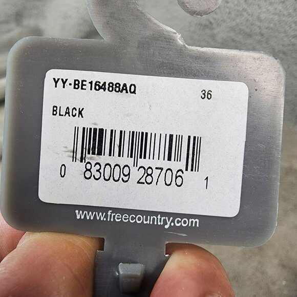 Free Country Belt Mens 36 Black Leather *NWT*